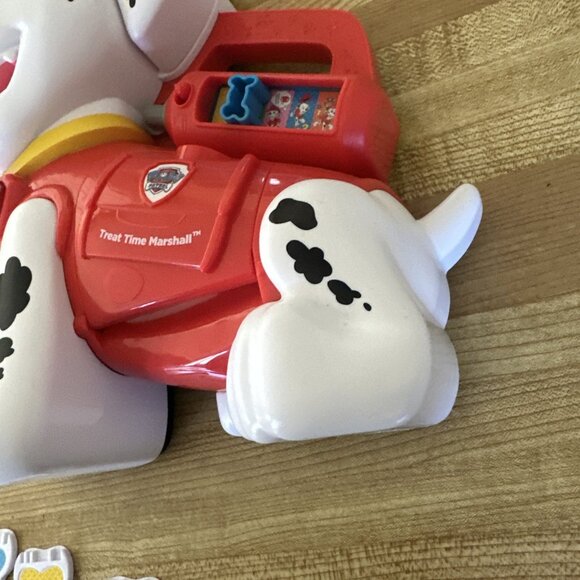 Paw Patrol VTech Treat Time Marshall Feed Him Alphabet Bones With Bones Works - Picture 6 of 14